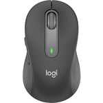 Logitech Signature M650 Mouse - Bluetooth - USB - Optical - 5 Button(s) - 5 Programmable Button(s) - Graphite - Soundz Store AUSTRALIA