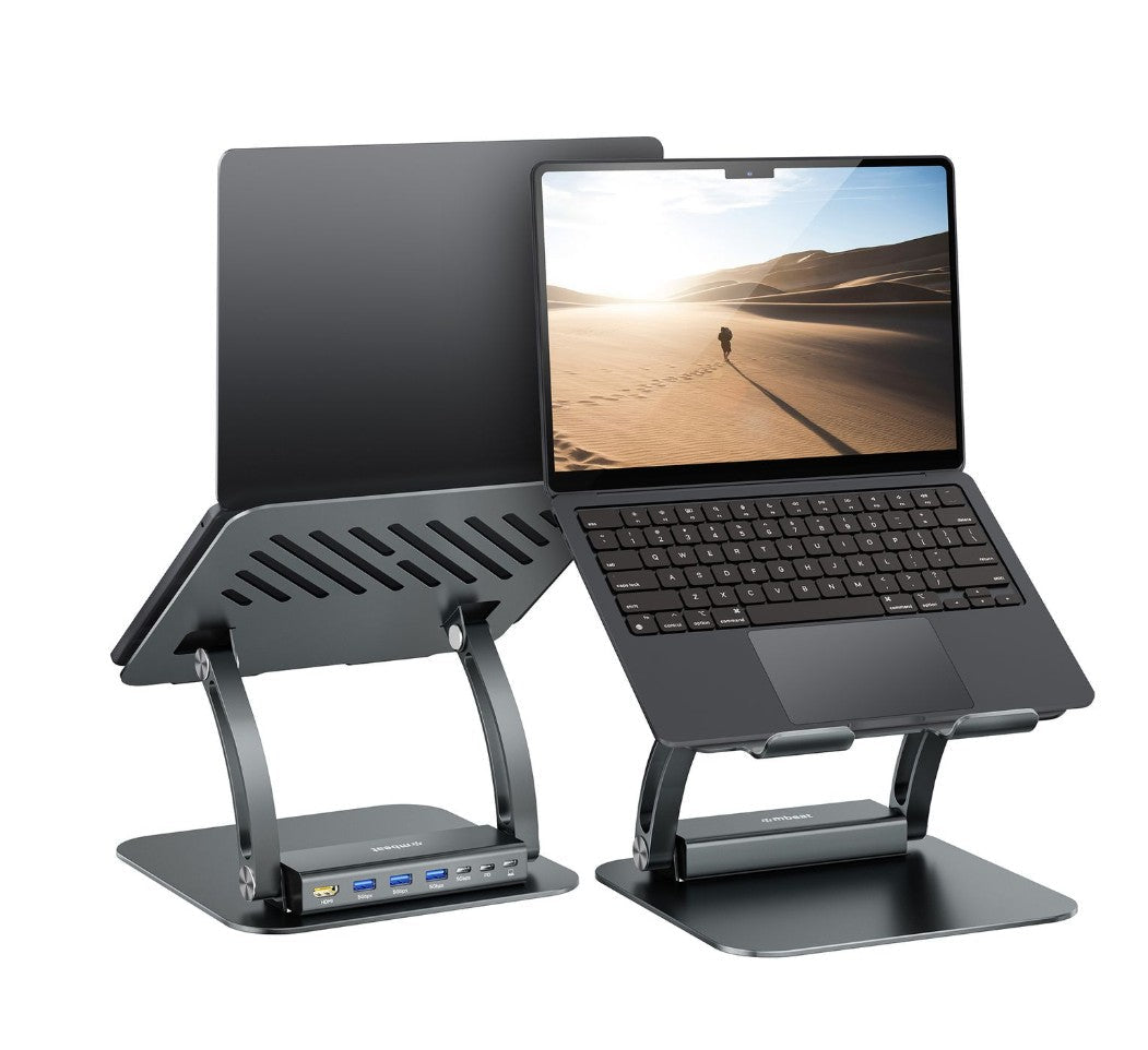mbeat® Stage P6 Laptop Stand with USB-C Dock - Soundz Store AUSTRALIA