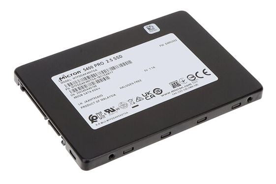 Micron 5400 PRO 480GB 2.5' SATA Enterprise SSD 540R/520W MB/s 95K/37K IOPS 876TBW 1DWPD 3M hrs MTTF AES 256-bit encryption Server Data Centre 5yrs - Soundz Store AUSTRALIA