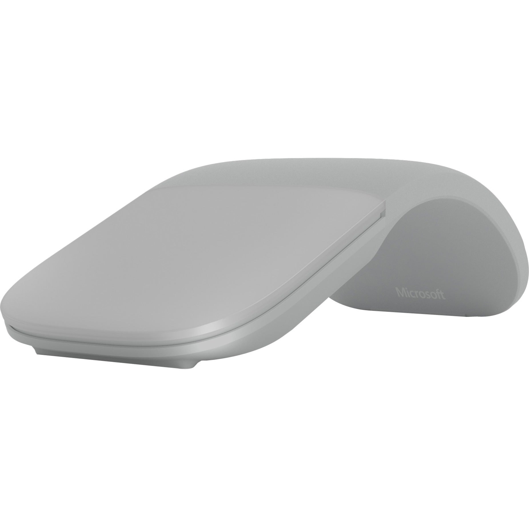 Microsoft Arc Touch Mouse - Bluetooth - BlueTrack - 2 Button(s) - Light Grey - Soundz Store AUSTRALIA