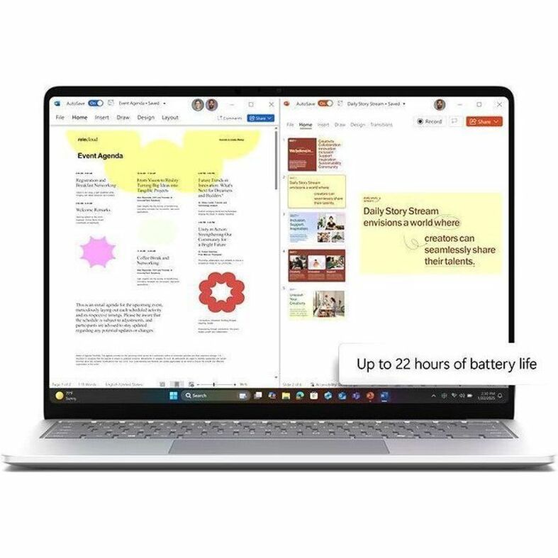 Microsoft Surface 13' Touchscreen Copilot+ PC Notebook - 60 Hz - Qualcomm Snapdragon X Plus - 16 GB - 512 GB SSD - Platinum - Soundz Store AUSTRALIA