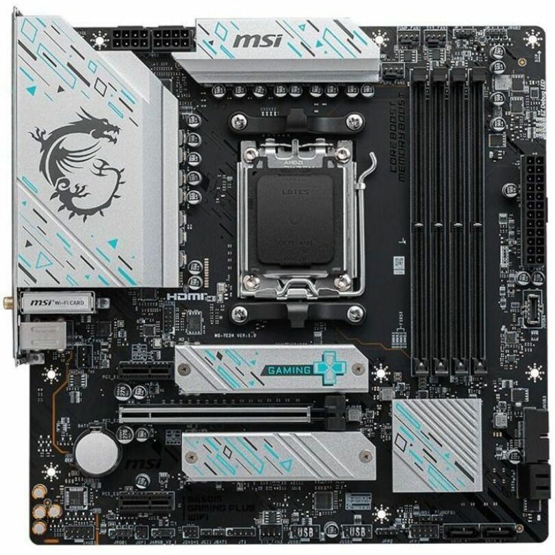 MSI B650M GAMING PLUS WIFI Gaming Desktop Motherboard - AMD B650 Chipset - Micro ATX - Soundz Store AUSTRALIA
