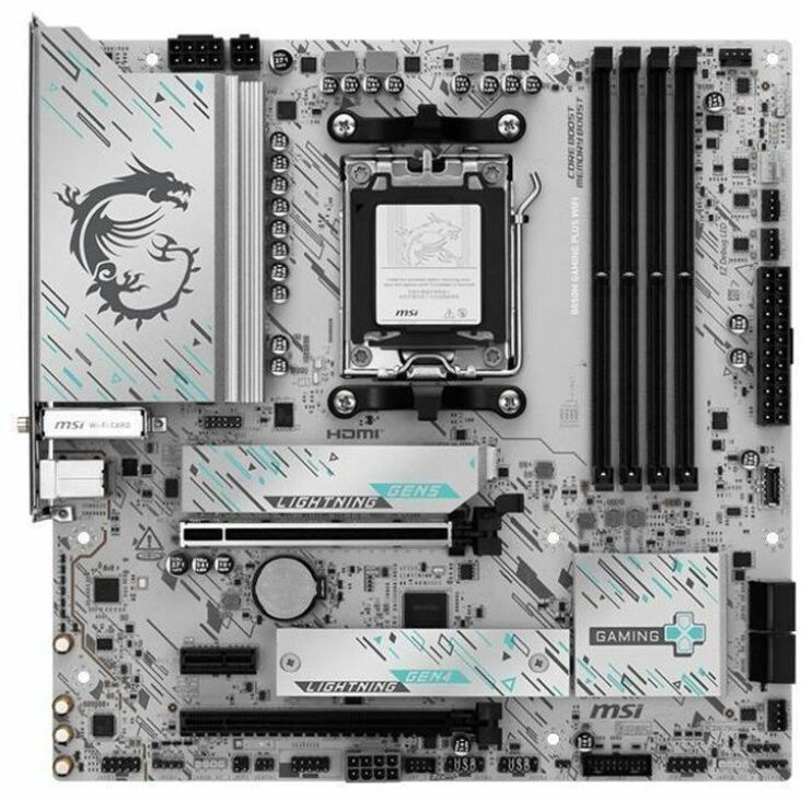 MSI B850M GAMING PLUS WIFI Gaming Desktop Motherboard - AMD B850 Chipset - Socket AM5 - Micro ATX - Soundz Store AUSTRALIA