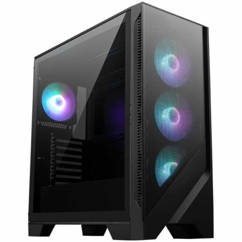 MSI MAG FORGE 321R AIRFLOW Gaming Computer Case - Mini ITX, Micro ATX, ATX Motherboard Supported - Mid-tower - Mesh, Tempered Glass - Soundz Store AUSTRALIA