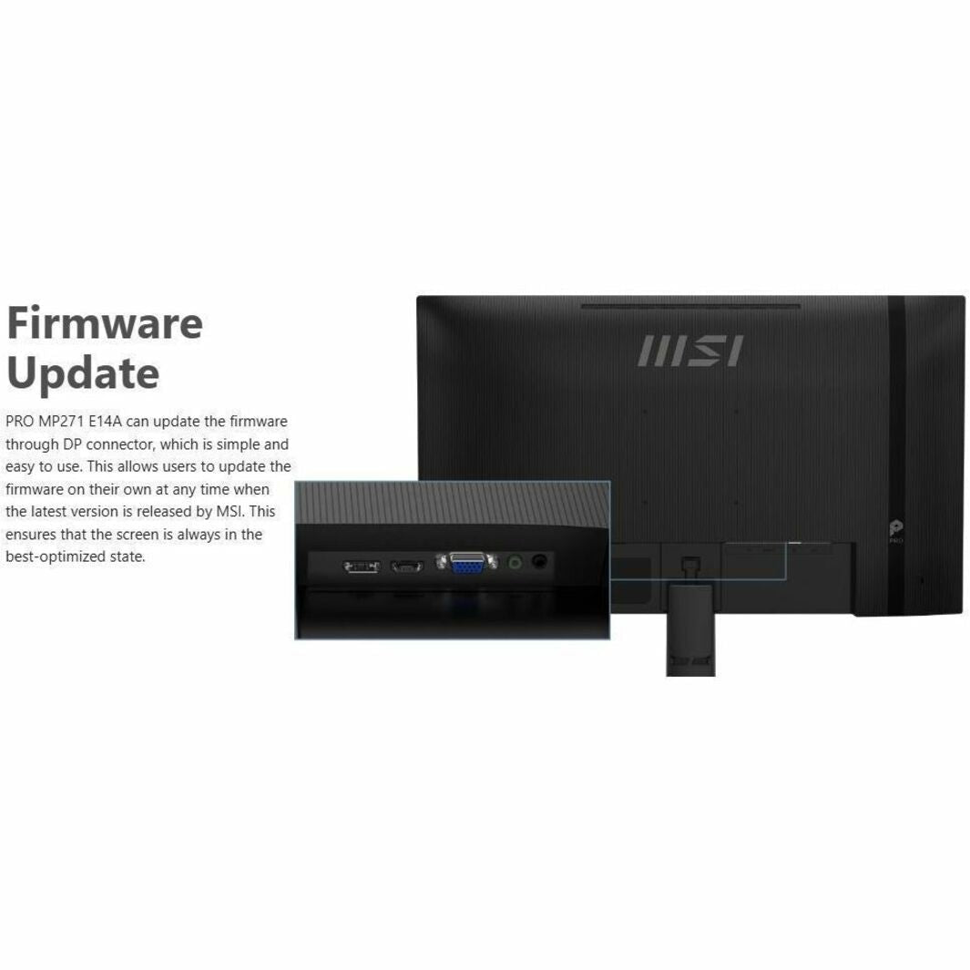 MSI Pro MP271 E14A 27' Class Full HD LCD Monitor - 16:9 - Soundz Store AUSTRALIA