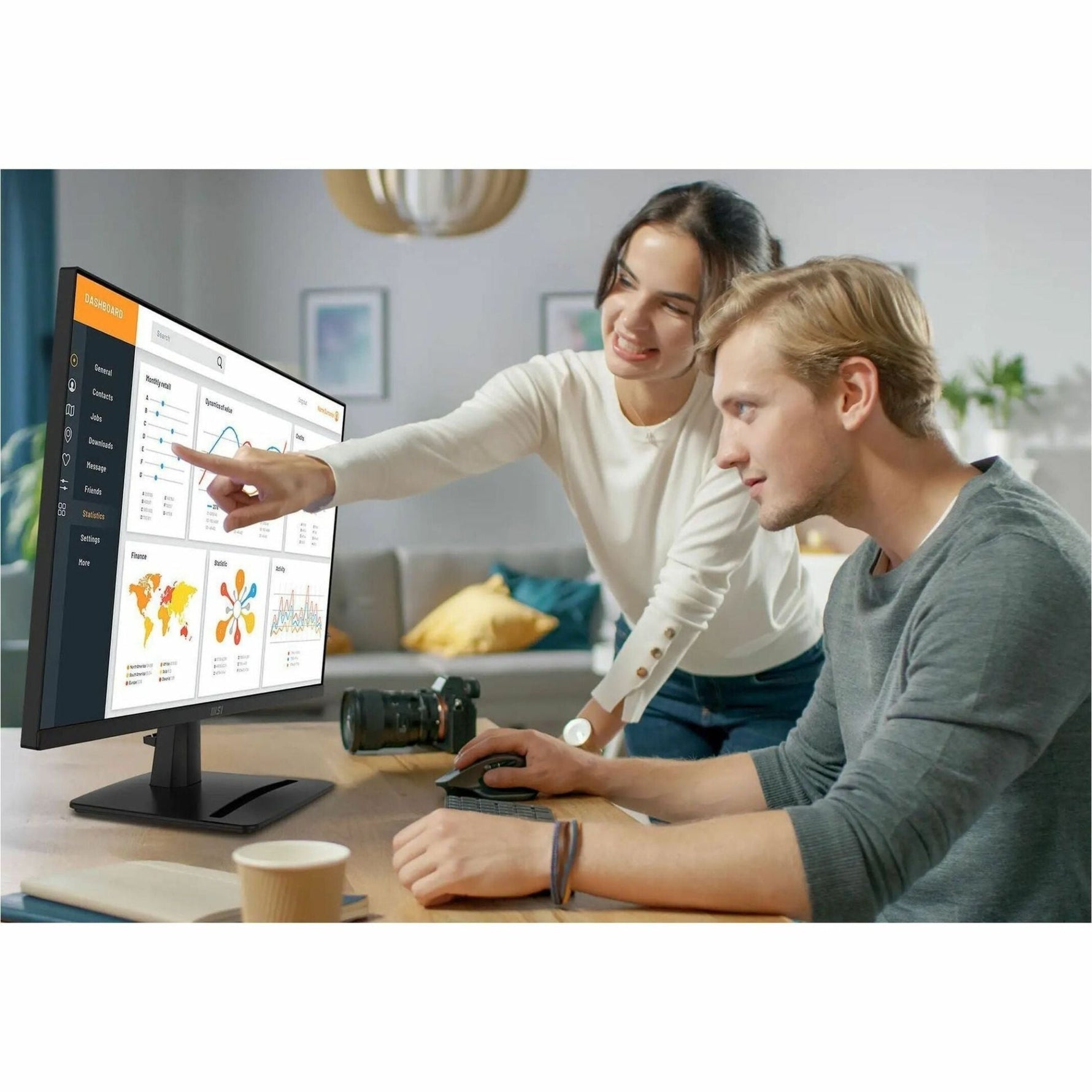 MSI PRO MP275Q E14 27' Class WQHD LCD Monitor - 16:9 - Black - Soundz Store AUSTRALIA