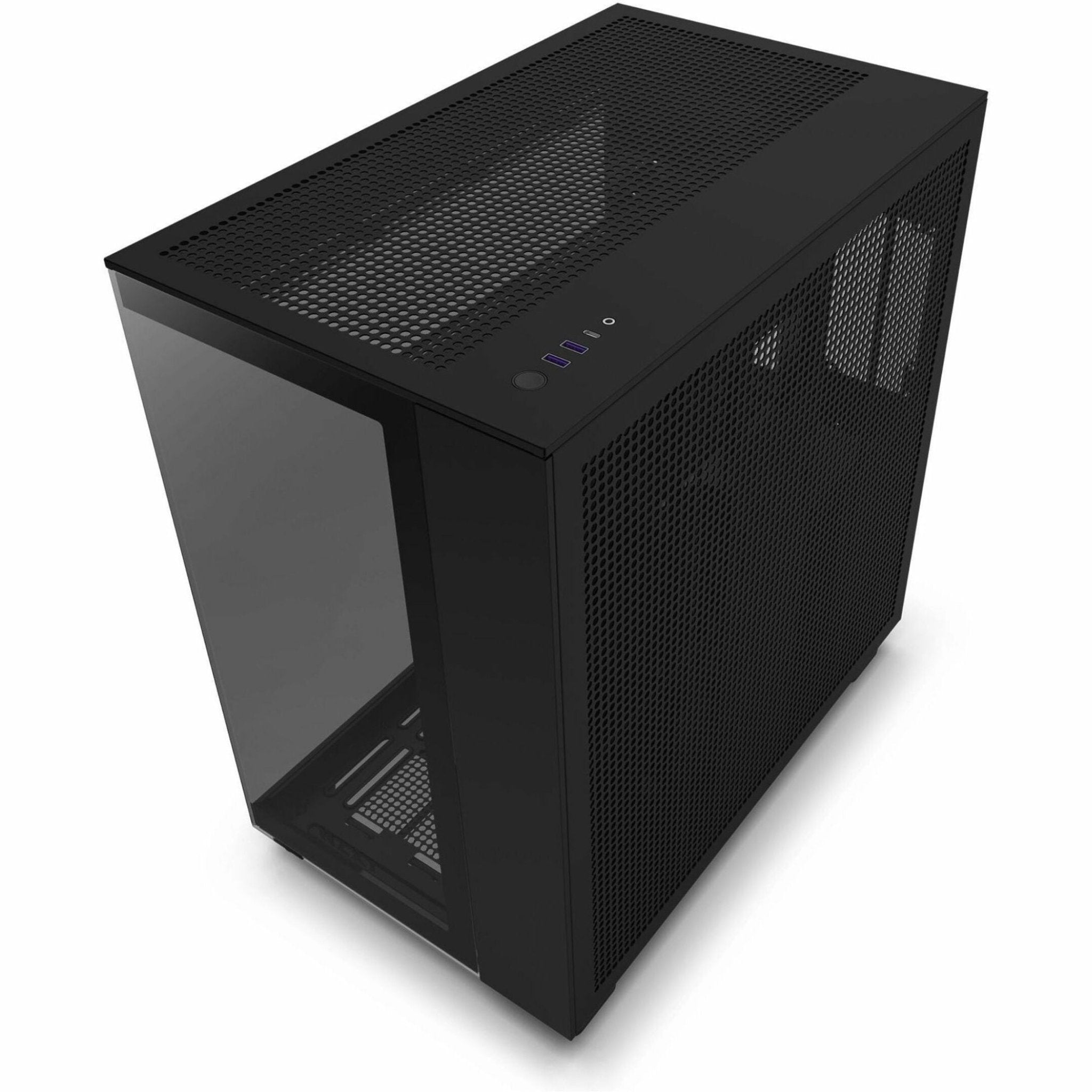 NZXT H9 Flow CM-H92FB-01 Computer Case - ATX Motherboard Supported - Mid-tower - Glass, Tempered Glass, Steel, Galvanized Cold Rolled Steel (SGCC) - Black - Soundz Store AUSTRALIA