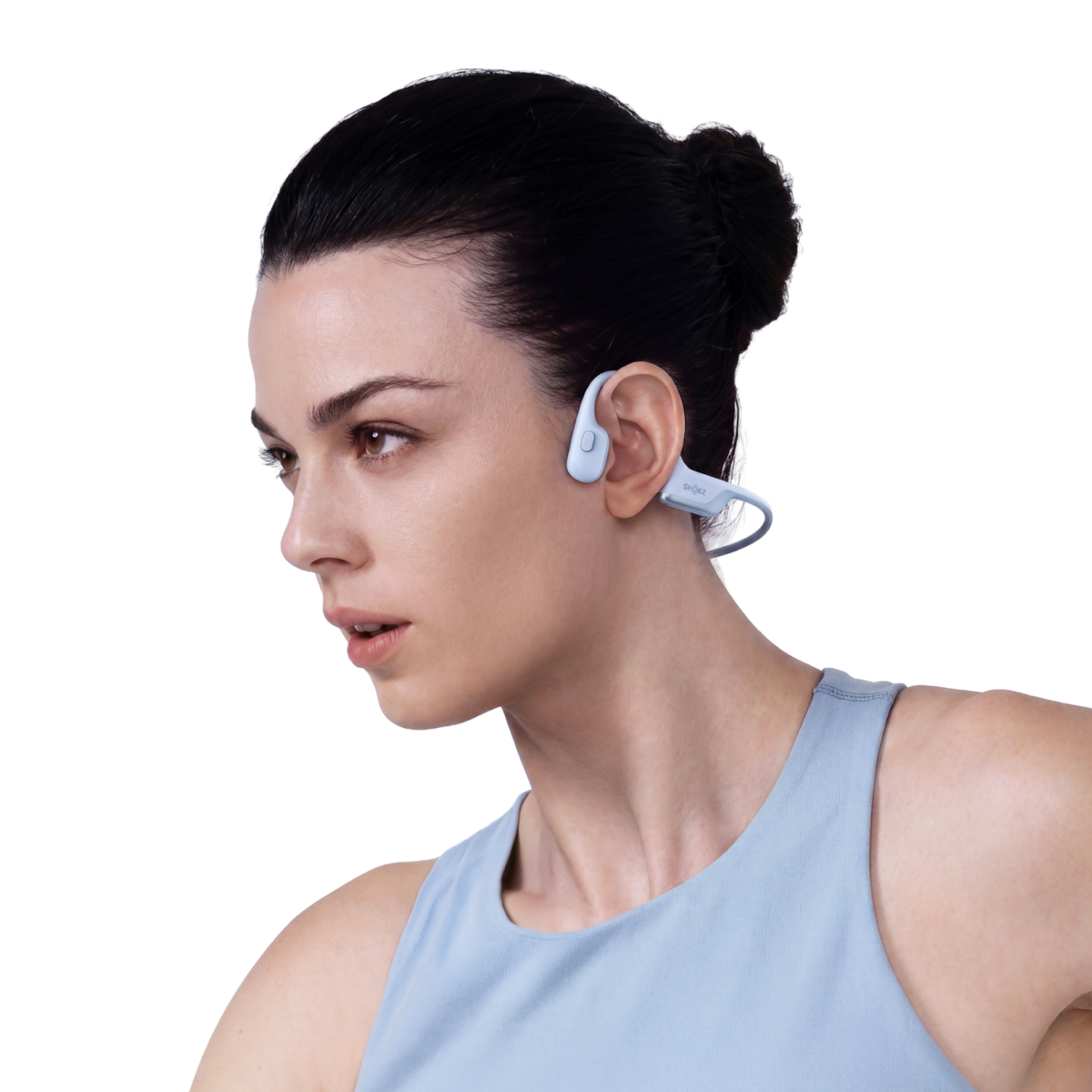 SHOKZ OpenRun Air 2 Open-Ear True Wireless Earbuds - Ice Blue