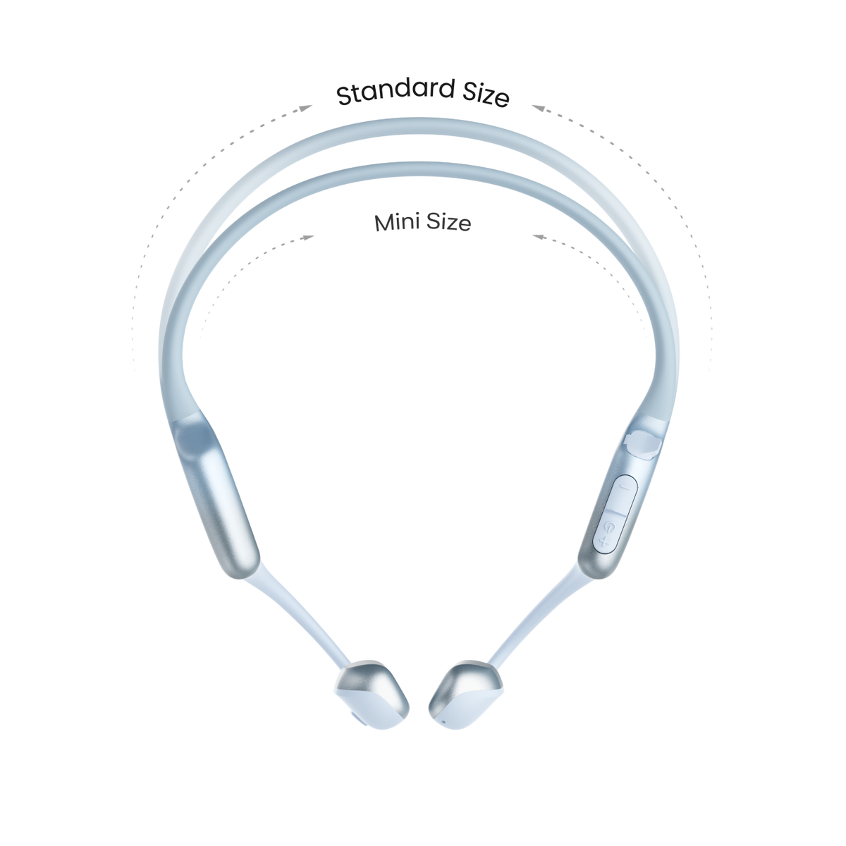 SHOKZ OpenRun Air 2 Open-Ear True Wireless Earbuds - Ice Blue