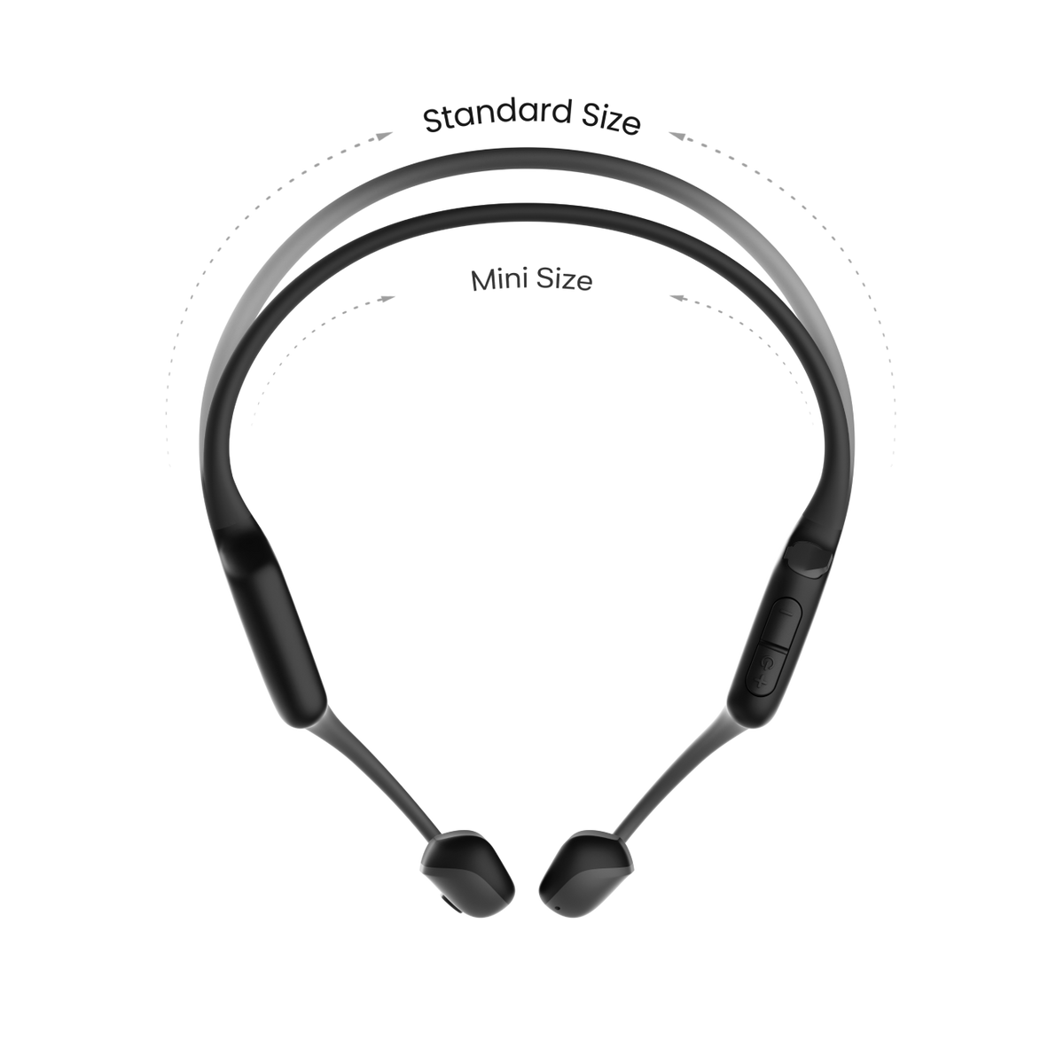 SHOKZ OpenRun Air 2 Open-Ear True Wireless Earbuds - Black
