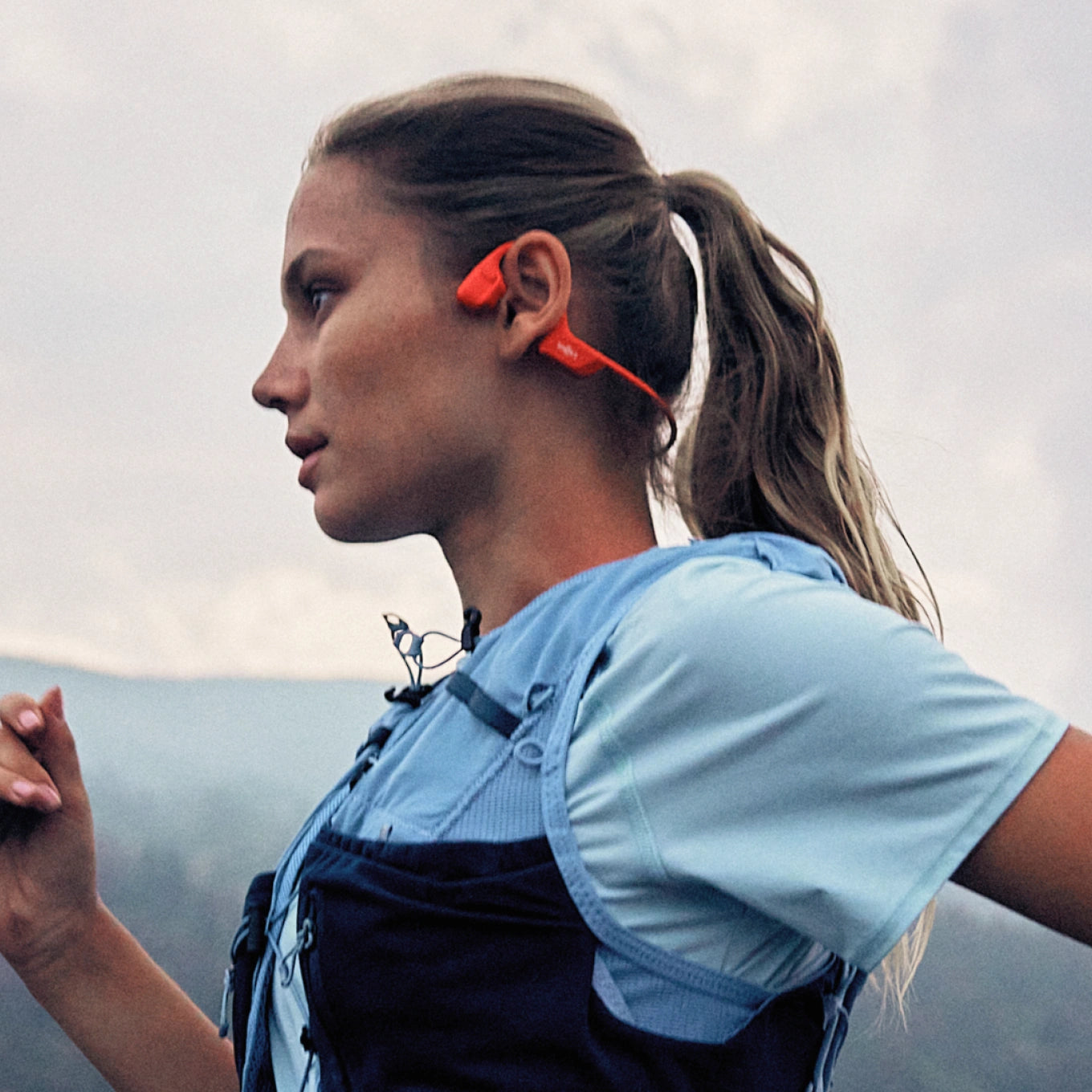 SHOKZ OpenRun Pro 2 Wireless Bone Conduction Sports Bluetooth Headphones - Orange