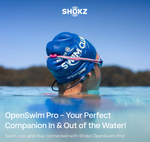 SHOKZ OpenSwim Pro Bone Conduction Wireless Headphones - Red