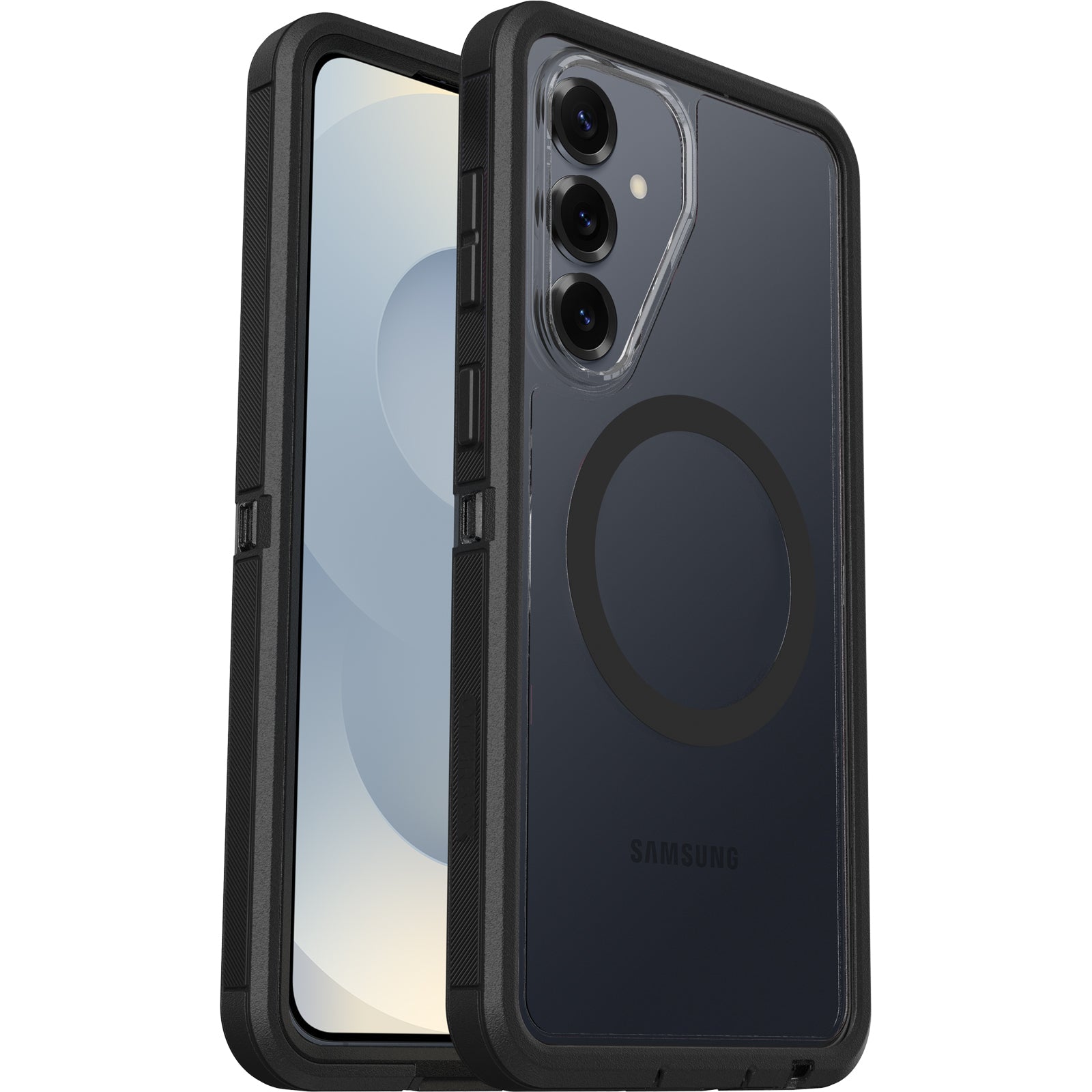 OtterBox Defender Pro XT Clear Samsung Galaxy S26+ 5G (6.7') Case Dark Side (Clear/Black) - (77-99897), DROP+ 7X Military Standard, 7 Years Warranty - Soundz Store AUSTRALIA
