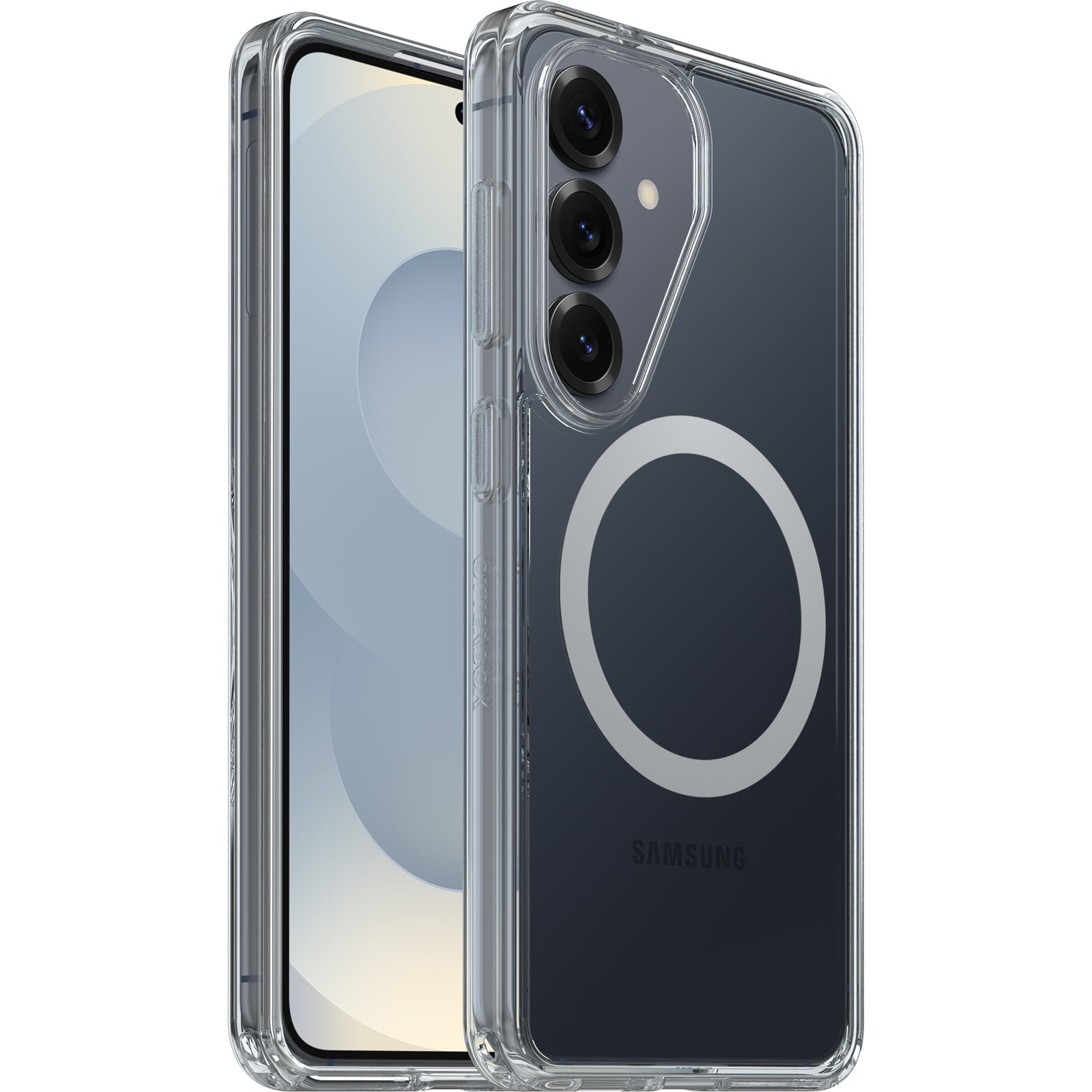 OtterBox Symmetry Clear Magnets Samsung Galaxy S26 5G (6.3') Case Clear - (77-99970), DROP+ 3X Military Standard, Raised Edges, 7 Years Warranty - Soundz Store AUSTRALIA