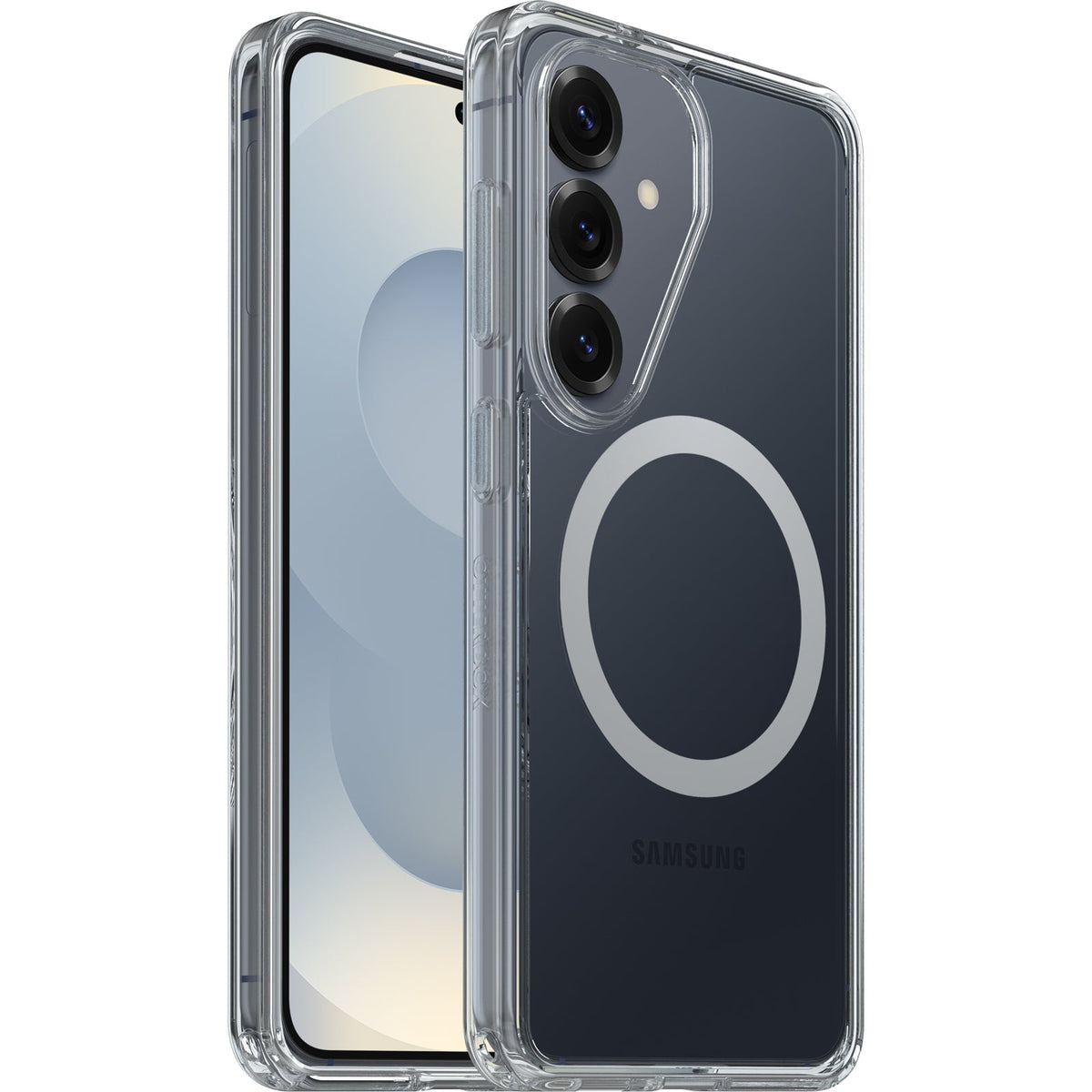 OtterBox Symmetry Clear Magnets Samsung Galaxy S26 5G (6.3') Case Clear - (77-99970), DROP+ 3X Military Standard, Raised Edges, 7 Years Warranty - Soundz Store AUSTRALIA