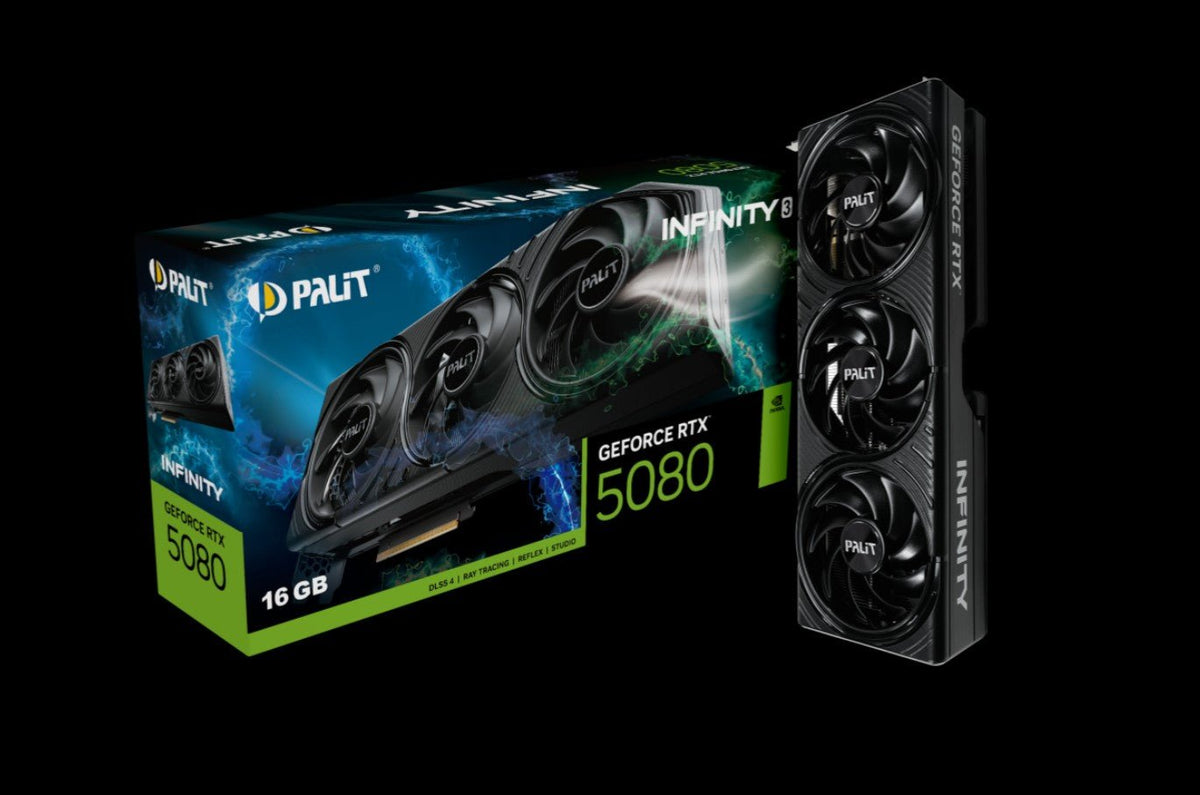 PALIT RTX5080 INFINITY 3 16GB GDDR7 256bit 3-DP HDMI NE75080019T2-GB2035S - Soundz Store AUSTRALIA