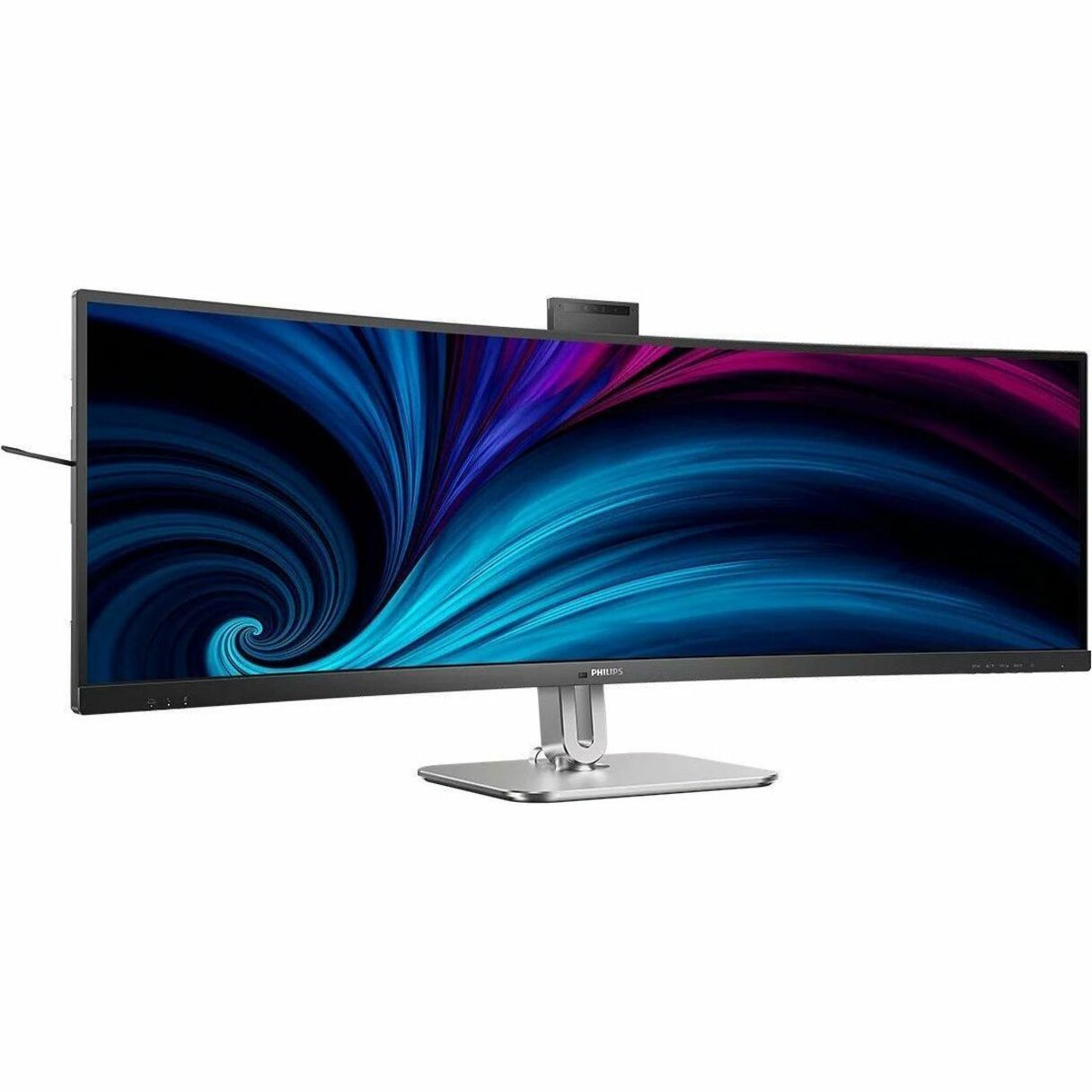 Philips 49B2U5900CH 49' Class Webcam Dual Quad HD (DQHD) Curved Screen LED Monitor - 32:9 - Textured Black - Soundz Store AUSTRALIA