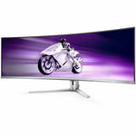 Philips Evnia 49M2C8900L 49' Class Dual Quad HD (DQHD) Curved Screen Gaming OLED Monitor - 32:9 - Textured White - Soundz Store AUSTRALIA