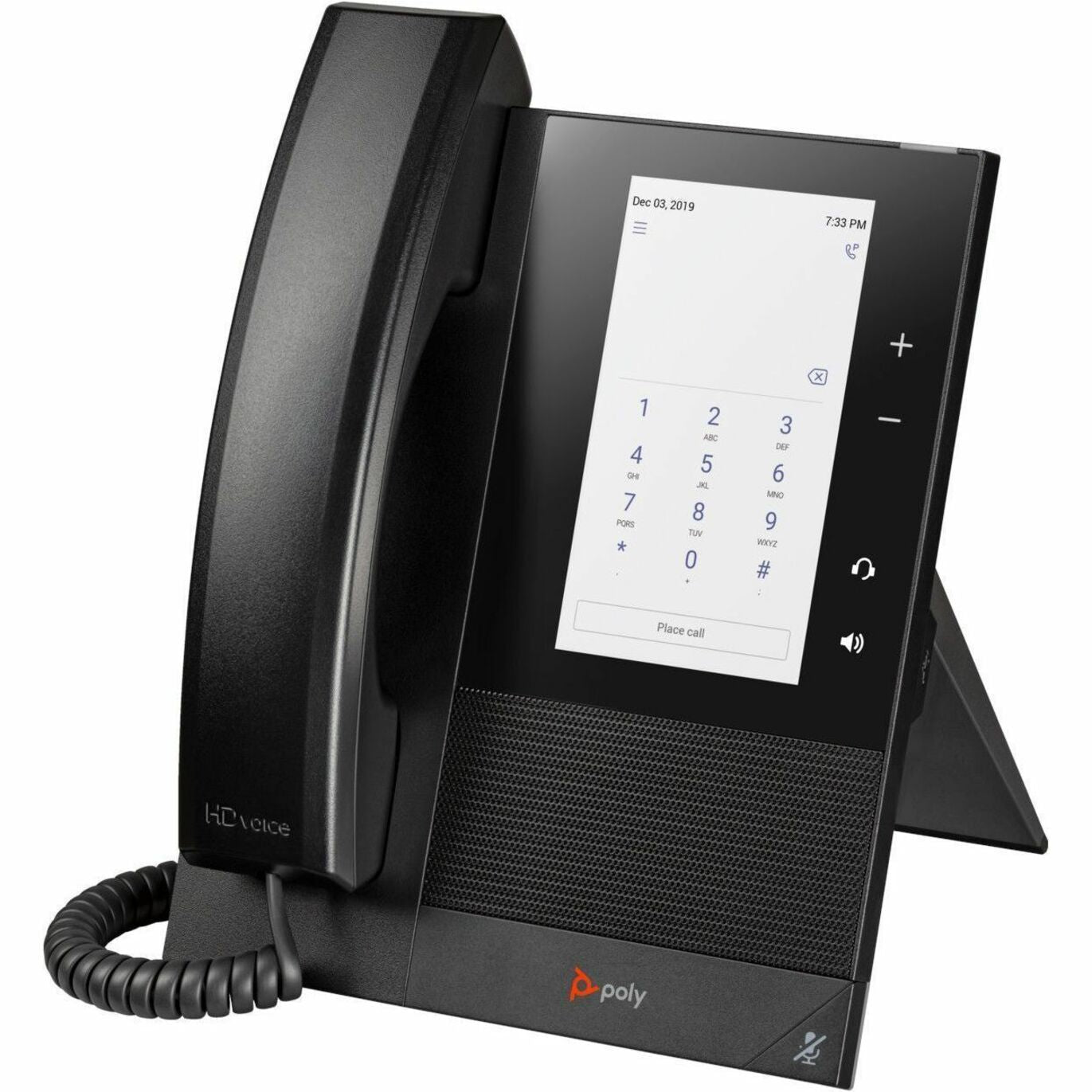Poly CCX 400 IP Phone - Corded - Corded - Desktop, Wall Mountable - Black - Soundz Store AUSTRALIA
