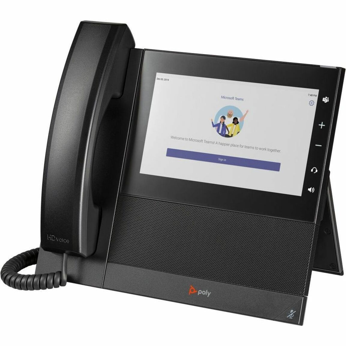 Poly CCX 600 IP Phone - Corded - Corded/Cordless - Wi-Fi, Bluetooth - Desktop - Black - Soundz Store AUSTRALIA
