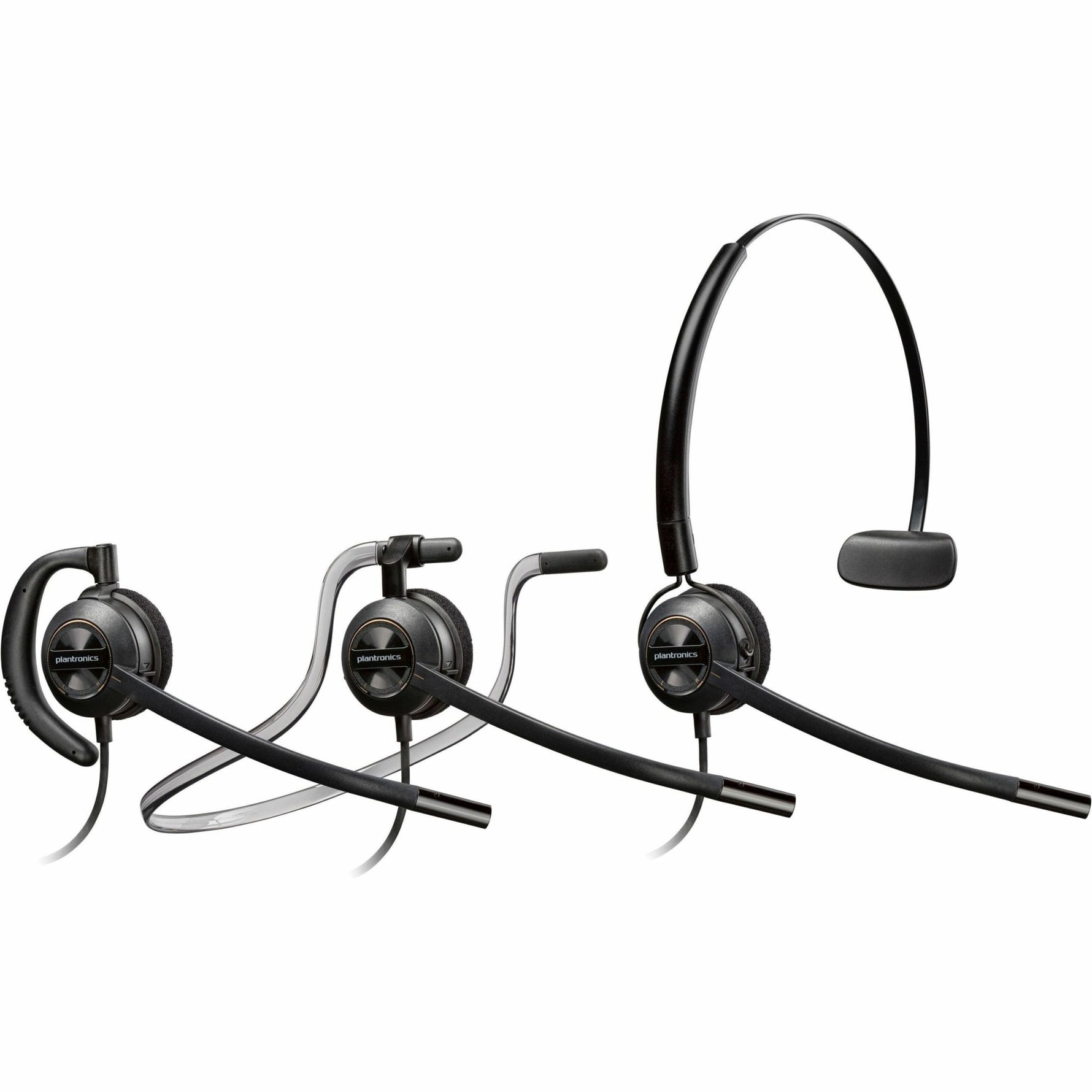 Poly EncorePro 500 540 Wired On-ear, Over-the-head, Over-the-ear, Behind-the-head Mono Headset - Black - Soundz Store AUSTRALIA