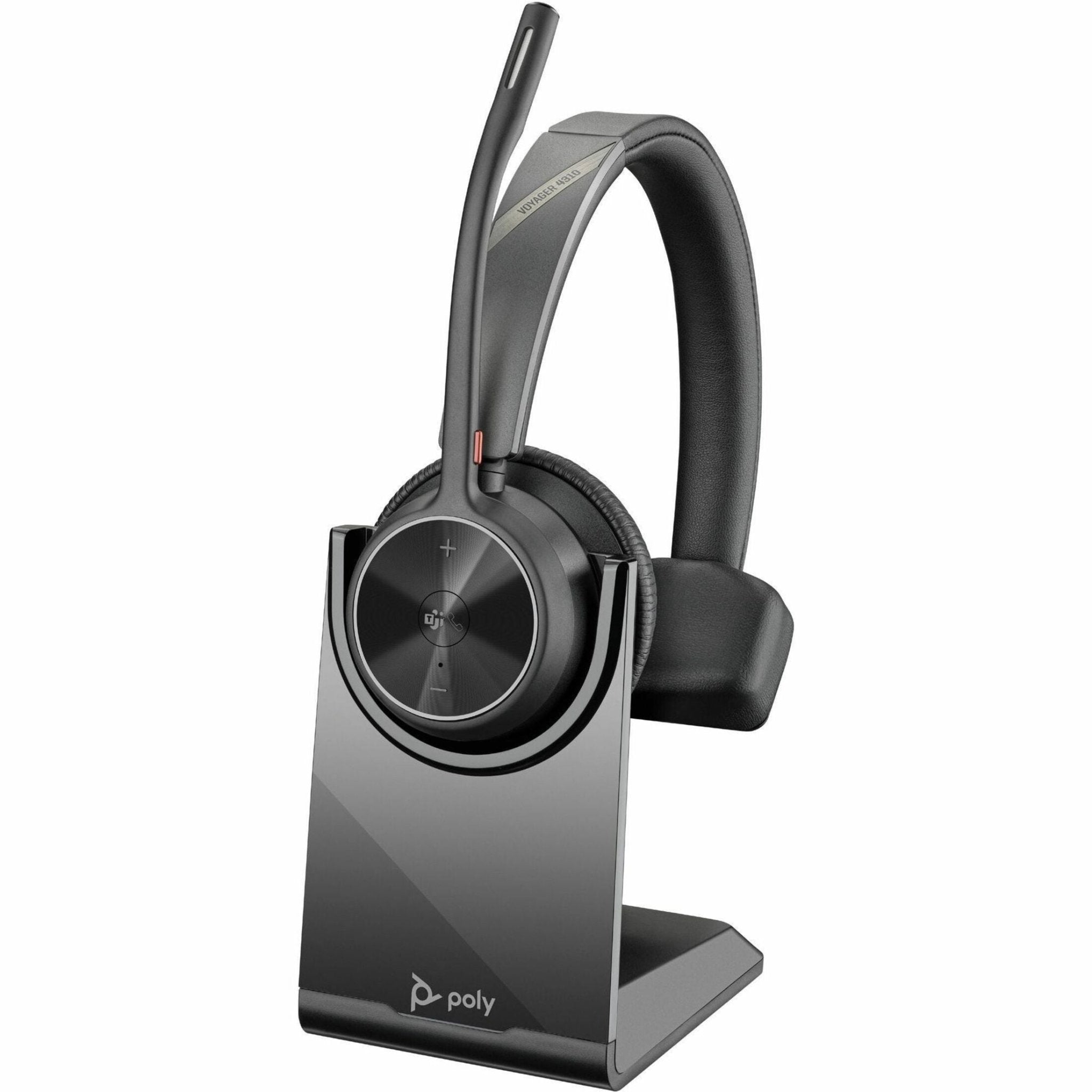 Poly Voyager 4300 UC 4310-M Wireless Over-the-head, On-ear Mono Headset - Black - Soundz Store AUSTRALIA