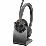 Poly Voyager 4300 UC 4320 Wired/Wireless On-ear, Over-the-head Stereo Headset - Black - Soundz Store AUSTRALIA