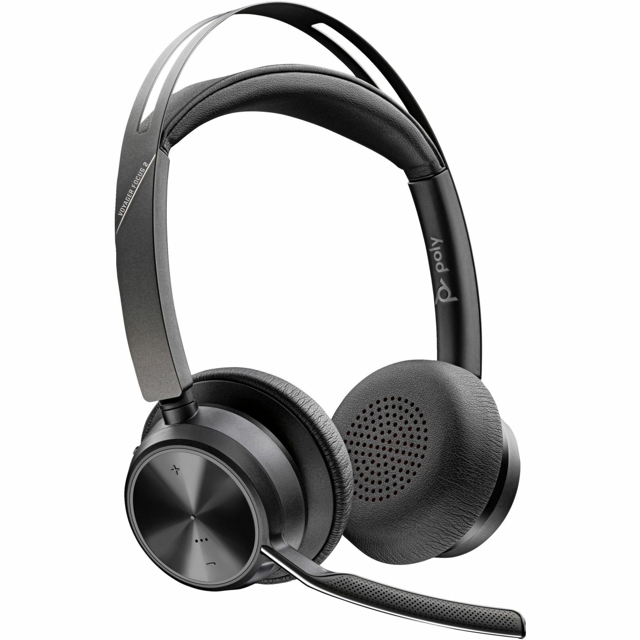 Poly Voyager Focus 2 Wired/Wireless Over-the-head Stereo Headset - Black - Soundz Store AUSTRALIA