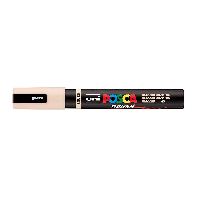 Posca PC5BRBEIGE - Medium Brush Tip Beige - Soundz Store AUSTRALIA