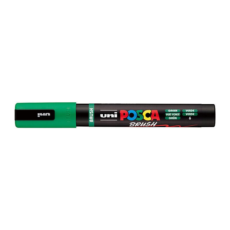 Posca PC5BRGN - Medium Brush Tip Green - Soundz Store AUSTRALIA
