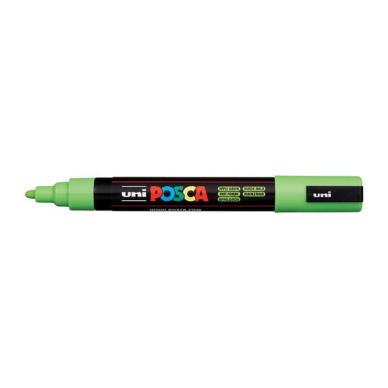Posca PC5MAGN - PC-5M Medium Apple Green - Soundz Store AUSTRALIA