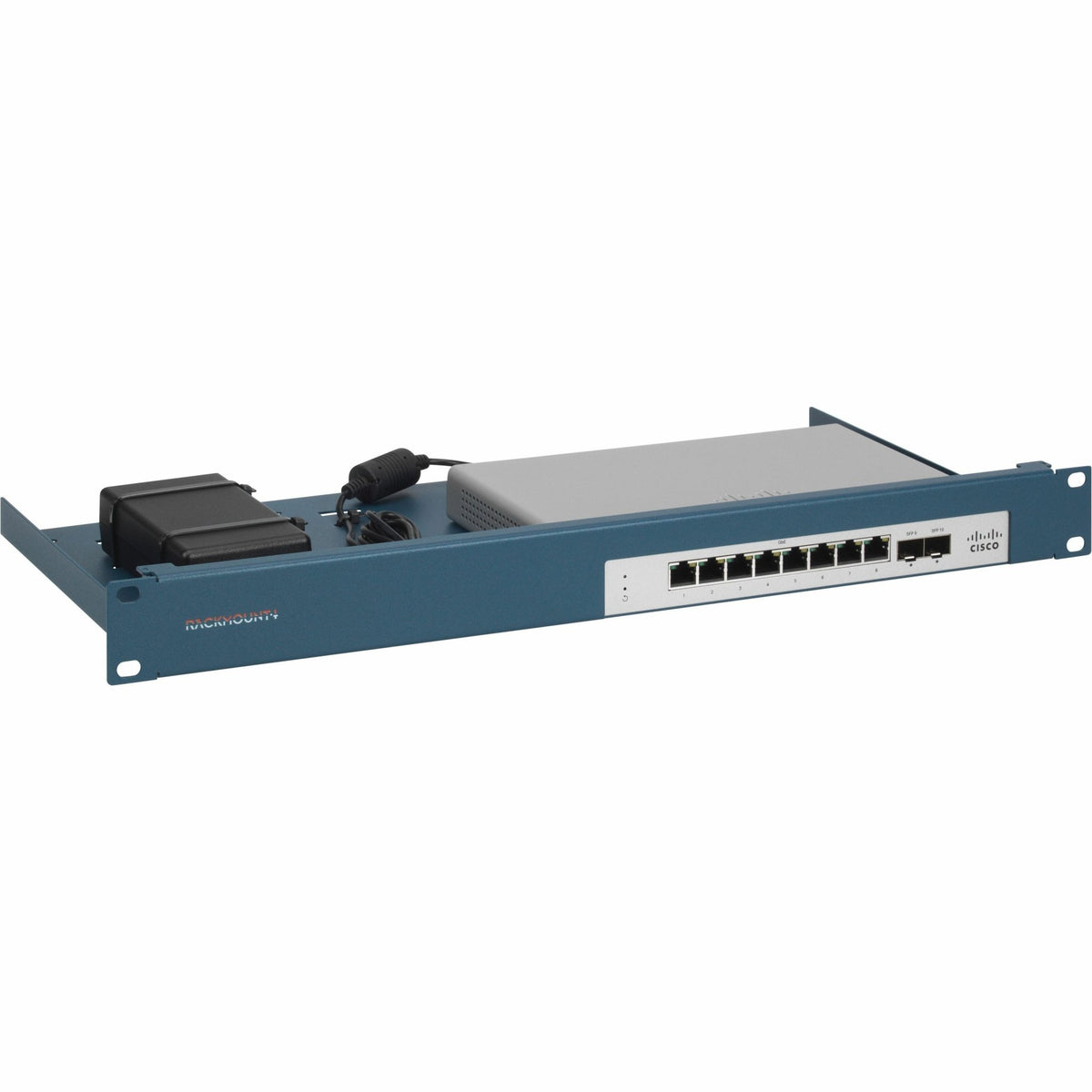 RACKMOUNT.IT Cisrack 1.3U/2U Rack-mountable Rackmount Kit for Switch - Metallic Blue - Soundz Store AUSTRALIA