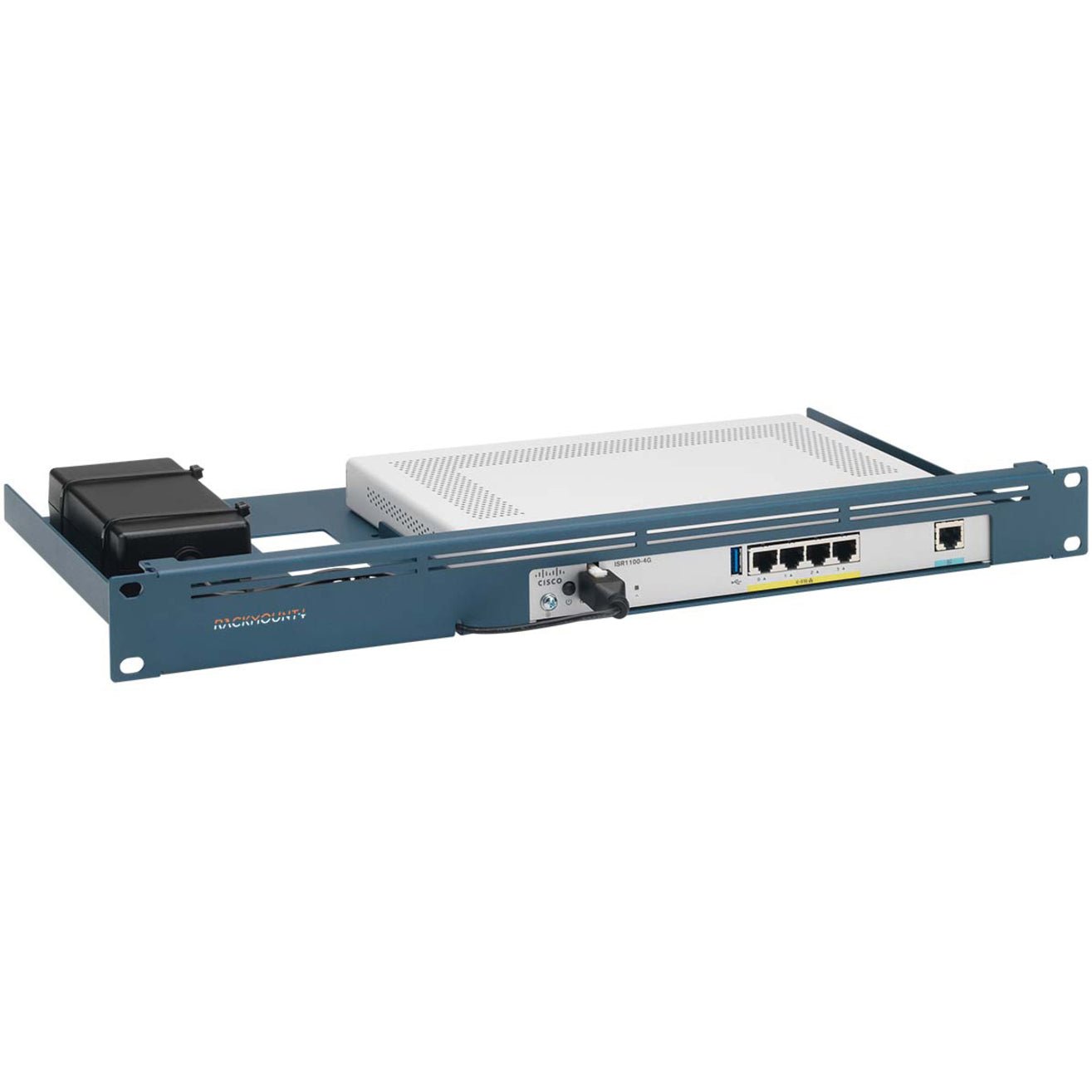 RACKMOUNT.IT Cisrack RM-CI-T11 1U Rack-mountable Rackmount Kit for LAN Switch, Patch Panel - 482.60 mm Rack Width - Metallic Blue - Soundz Store AUSTRALIA