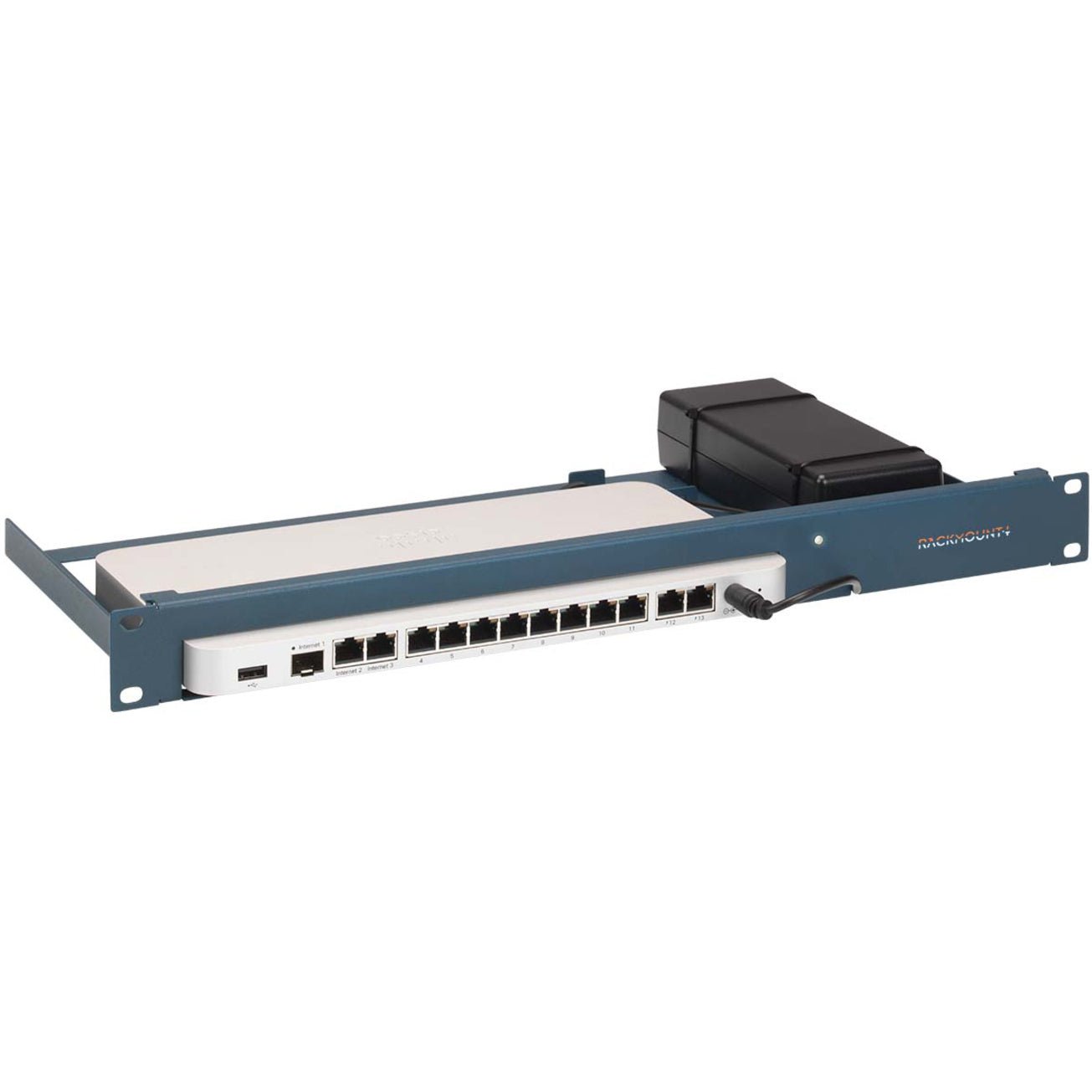 RACKMOUNT.IT Cisrack RM-CI-T14 1U Rack-mountable Rack Shelf for Networking, Firewall - 482.60 mm Rack Width - Metallic Blue - Soundz Store AUSTRALIA