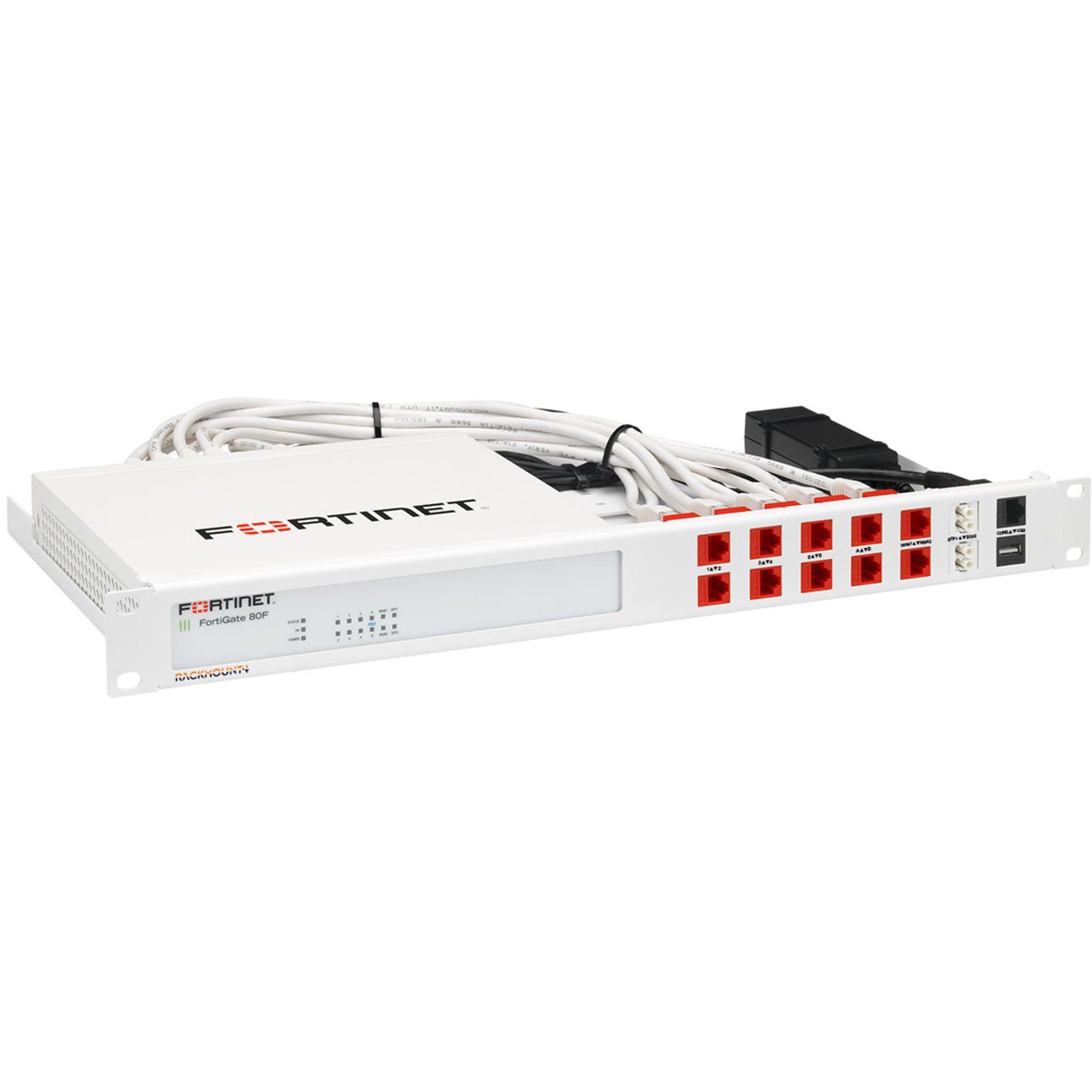 RACKMOUNT.IT FortiRack RM-FR-T15 1U Rack-mountable Rackmount Kit for Firewall - 482.60 mm Rack Width - Signal White - Soundz Store AUSTRALIA