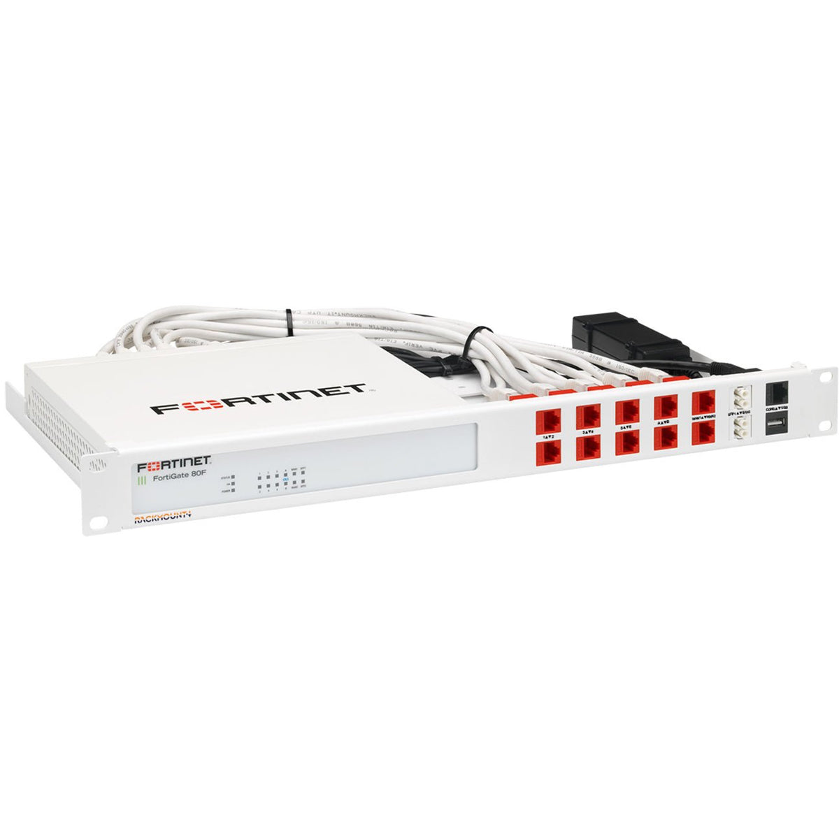 RACKMOUNT.IT FortiRack RM-FR-T15 1U Rack-mountable Rackmount Kit for Firewall - 482.60 mm Rack Width - Signal White - Soundz Store AUSTRALIA