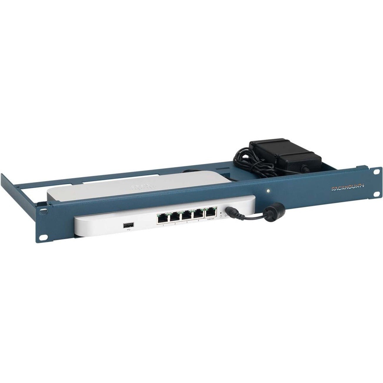 RACKMOUNT.IT RM-CI-T4 1U Rack-mountable Rack Shelf for Firewall - 482.60 mm Rack Width - Jet Black - Soundz Store AUSTRALIA