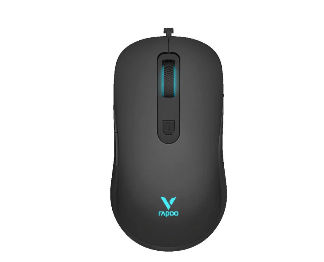 RAPOO V16 RGB Wired USB Optical 12800DPI Gaming Mouse Black - Soundz Store AUSTRALIA