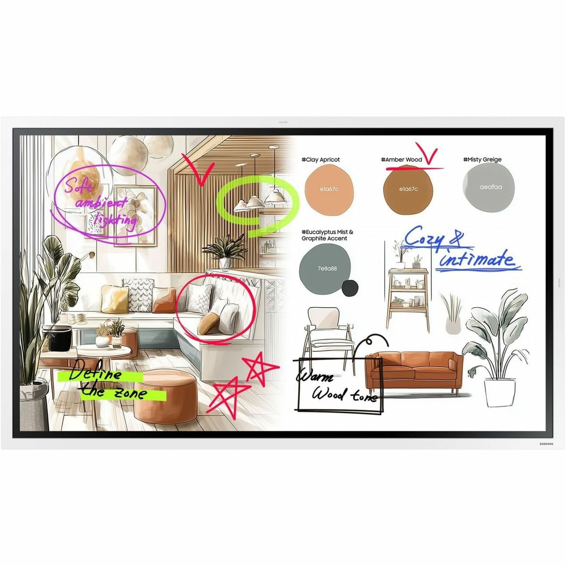 Samsung Flip WM65FX 65' 4K UHD LCD Collaboration Display - Soundz Store AUSTRALIA