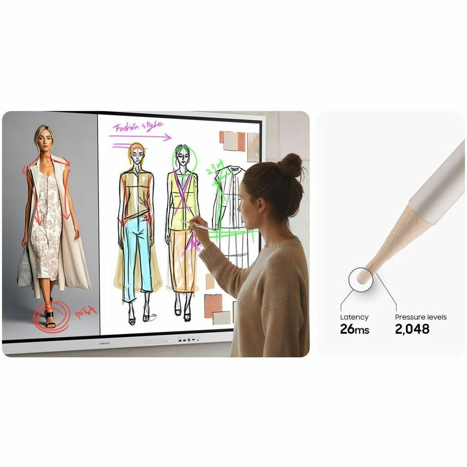 Samsung Flip WM75FX 75' 4K UHD LCD Collaboration Display - Soundz Store AUSTRALIA