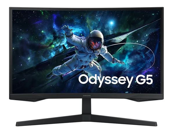 Samsung Odyssey G55C 27' QHD Curved Gaming Monitor 2560 x 144 165Hz16:9 1000R 1ms VA AMD FreeSync HDR10 DisplayPort HDMI Tilt VESA Headphone 3YR WTY - Soundz Store AUSTRALIA