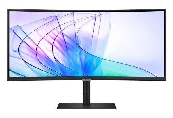 Samsung ViewFinity S6 S34C650VEE 34' Class Webcam UW-QHD Curved Screen LCD Monitor - 21:9 - Black - Soundz Store AUSTRALIA