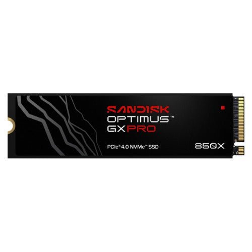 SANDISK Optimus™ GX PRO 850X PCIe® 4.0 NVMe™ SSD, 1TB, Read 7,300MB/s Write 6,600MB/s, 5 Yr Warranty - Soundz Store AUSTRALIA
