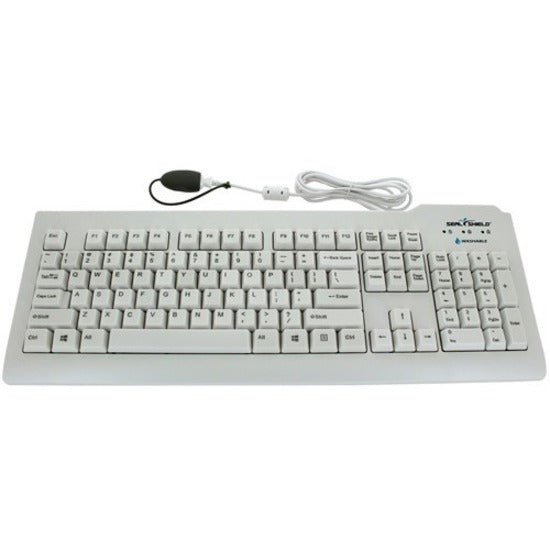 Seal Shield Silver Seal Keyboard - Cable Connectivity - USB Interface - English (US) - White - Soundz Store AUSTRALIA