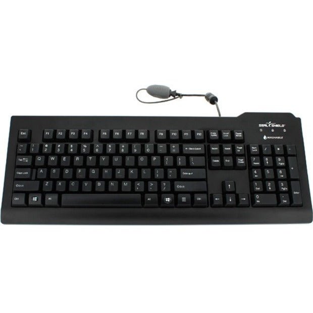 Seal Shield Silver Seal SSKSV207L Keyboard - Cable Connectivity - USB Interface - English (US) - Black - Soundz Store AUSTRALIA
