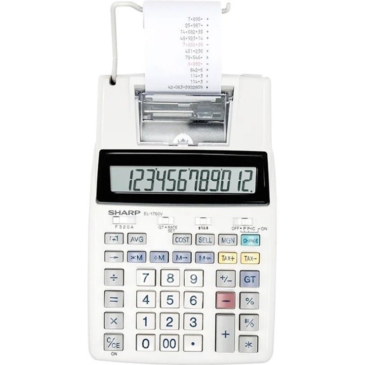 Sharp EL1750V Printing Calculator - Soundz Store AUSTRALIA