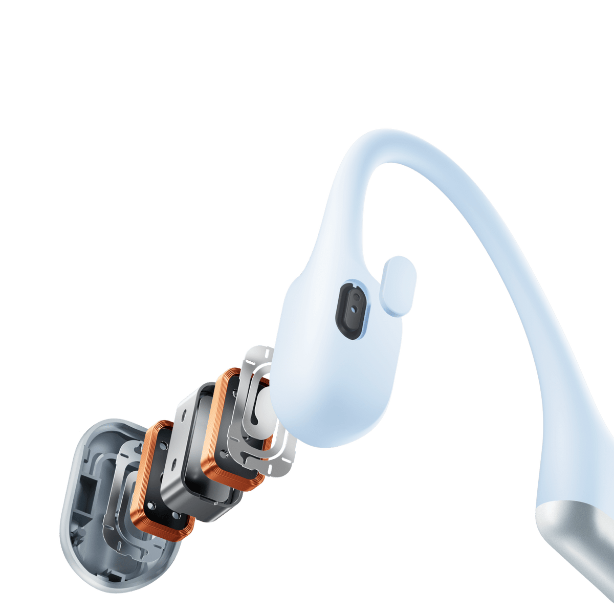 SHOKZ OpenRun Air 2 Open-Ear True Wireless Earbuds - Ice Blue - Soundz Store AUSTRALIA