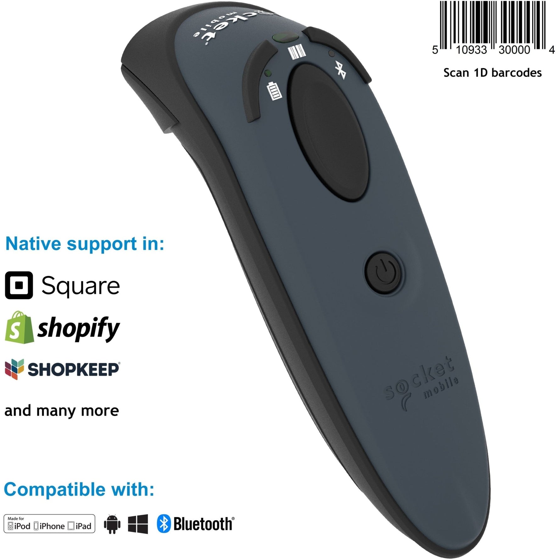 Socket Mobile DuraScan D730 Handheld Barcode Scanner - Wireless Connectivity - Soundz Store AUSTRALIA