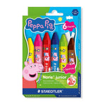 Staedtler 224 C6 L1 - ST Peppa Pig Crayons Pk6 Bx6 - Soundz Store AUSTRALIA