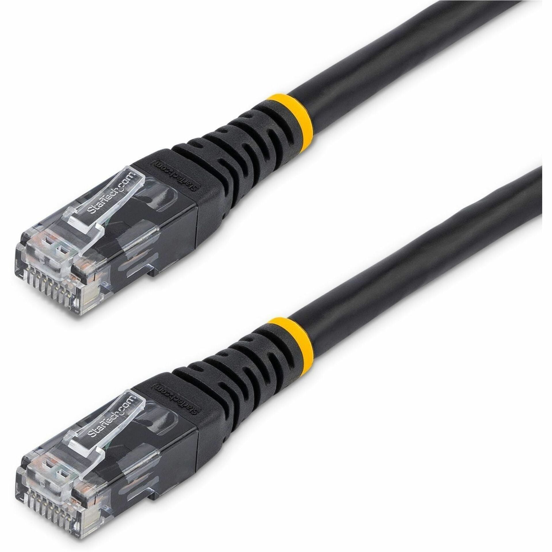 StarTech 10ft CAT6 Ethernet Cable - Black Molded Gigabit - 100W PoE UTP 250Mhz - Category 6 Patch Cord UL Certified Wiring/TIA - Soundz Store AUSTRALIA